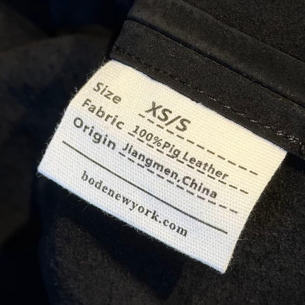 bode SUEDE RICKRACK WORKSHIRT | 후루츠패밀리