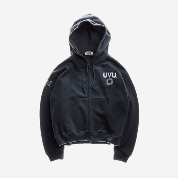 UVU/ Paris 25 Zipped Hoodie Ink Blue/L | 후루츠패밀리