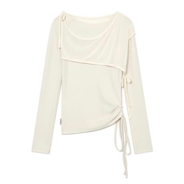 W) Glowny Joshua Paneled Long Sleeve | 후루츠패밀리