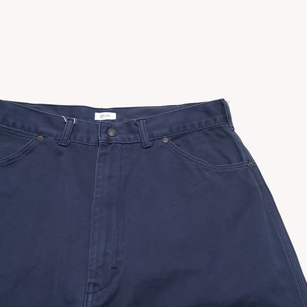 CIOTA twill painter pants stone bio