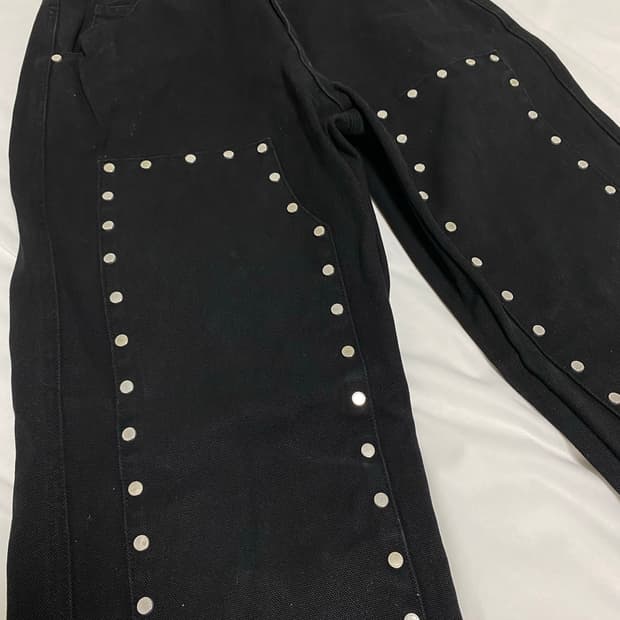 AFB X SICKO DOUBLE KNEE STUDDED PANTS | 후루츠패밀리