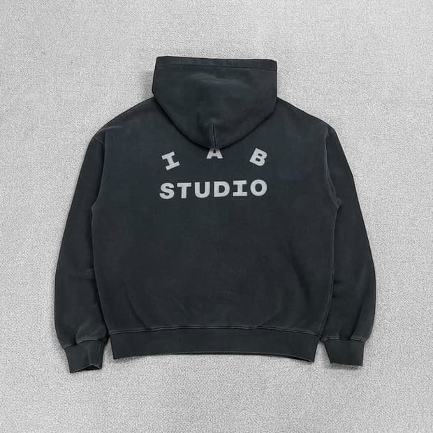 【IAB STUDIO】 IAB Studio Hoodie Black IAB Studio Classic Hoodie Black Men's - SS21 - US