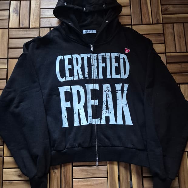 Grailz x ZICO Vintage Freak Zip Hoodie | 후루츠패밀리