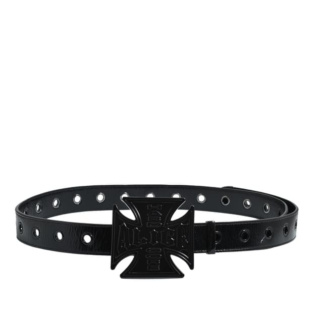 美品✨確実正規品✨ALICE Hollywood chopper ベルト　黒 BLISTERED CHOPPER BELT（ベルト）｜ALICE HOLLYWOOD（アリス