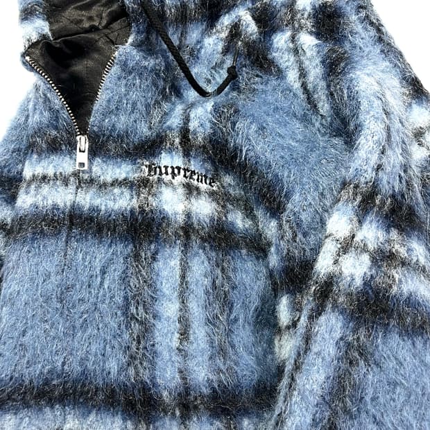 Supreme 16FW Mohair Hooded Work Jacket | 후루츠패밀리