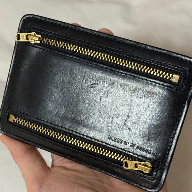 BLESS 4 Zipper Purse Black 블레스 지갑 | 후루츠패밀리