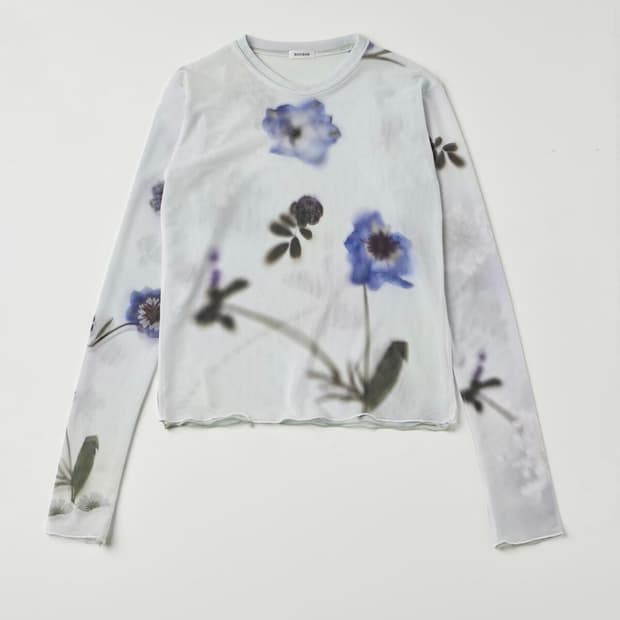 PARTIMENTO WOMEN☆93 CIAO PRINTED LONG SLEEVE TEE PARTIMENTO