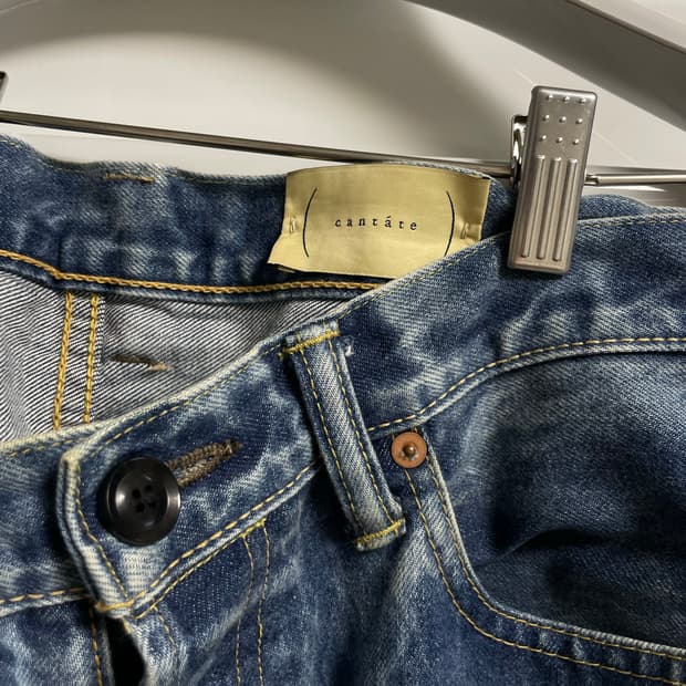 30] cantate denim 1955 trousers bleach | 후루츠패밀리