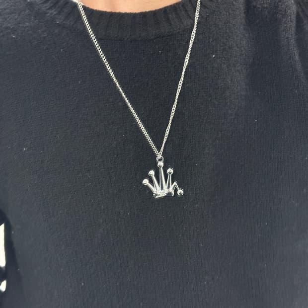 STUSSY crown necklace | 후루츠패밀리