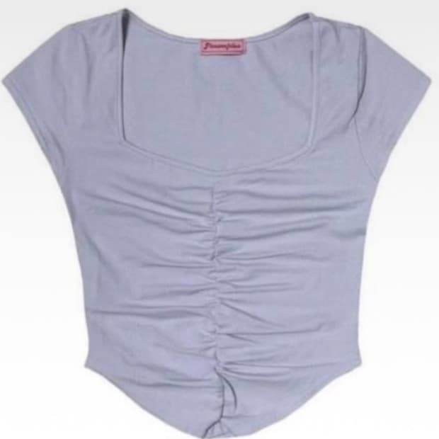 ◇Pleasenofollow◇ New MOMO Shirring Short Top White MUSINSA | PLEASENOFOLLOW New MOMO Shirring Short Top (White)