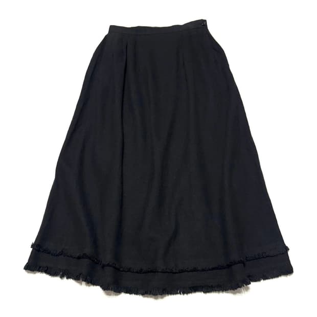 00s Comme des Garcons Tricot linen skirt | 후루츠패밀리