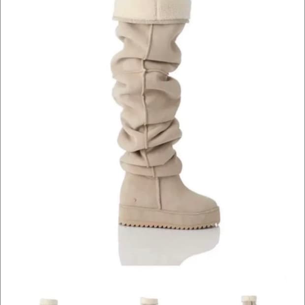 美品】YELLO MAGNOLIA LONG BOOTS ベージュ yello magnolia long boot 구해요! | 후루츠패밀리