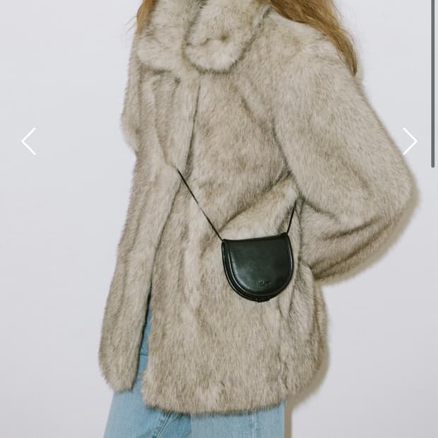 SINOON 시눈SINOON Heavy Mix Fur Jacket(Ash Brown)