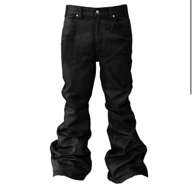 ifeellucky - Denim Bootscut skirt pants | 후루츠패밀리