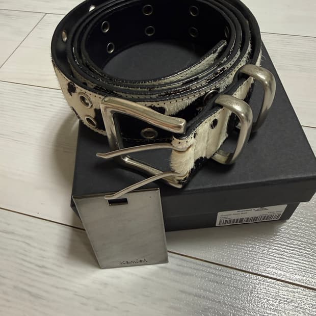 MJD x Kamien Double Hole Belt | 후루츠패밀리