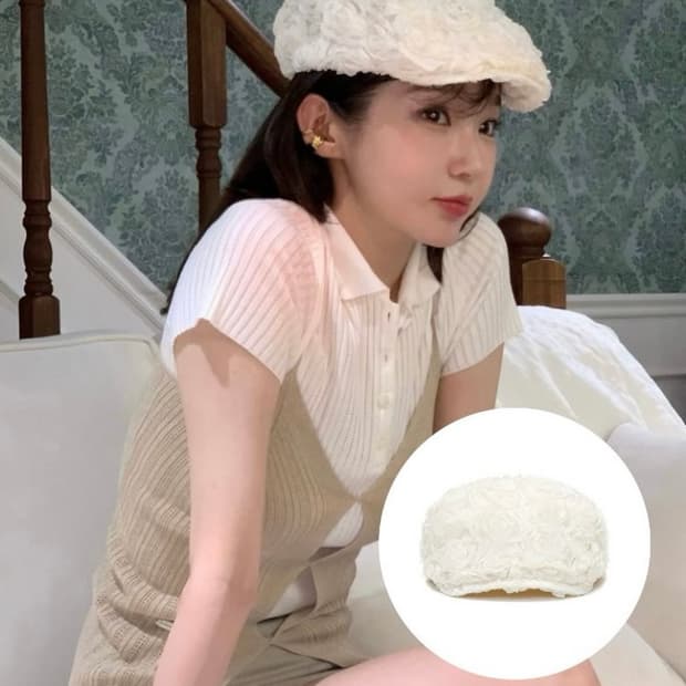 AWESOME NEEDS 어썸니즈 classic hunting cap-rose