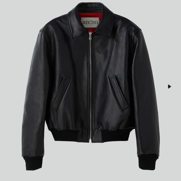 렉토 Recto 벤 고트 BEN GOAT LEATHER JUMPER(M) | 후루츠패밀리