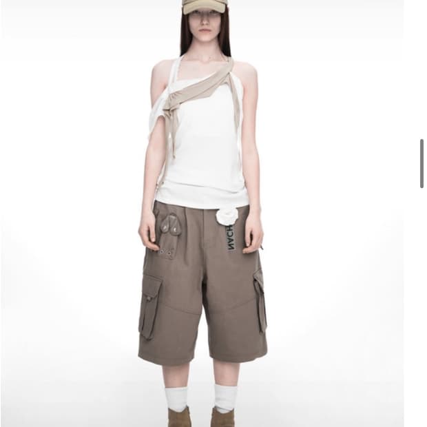 Bohemian seoul strap cargo sweatpants | 후루츠패밀리