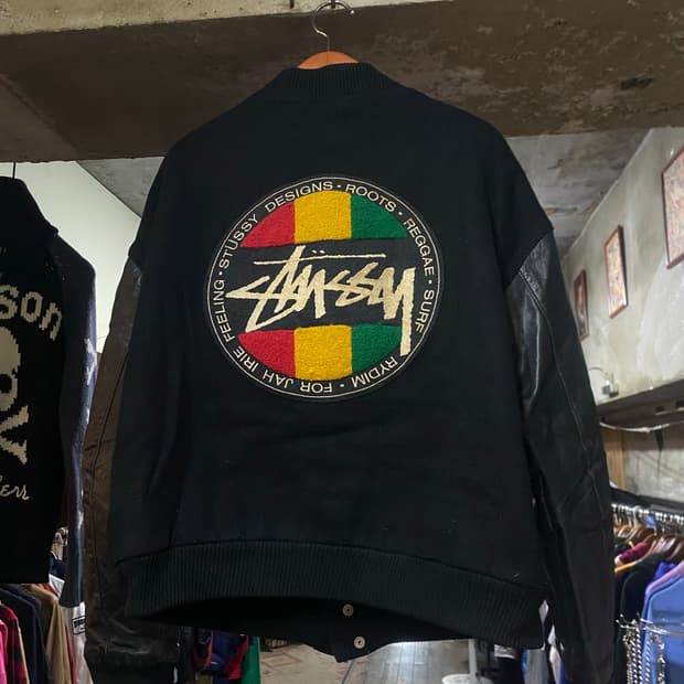 Stussy スタジャン M パフィースタジャン 復刻 STUSSY - 15aw