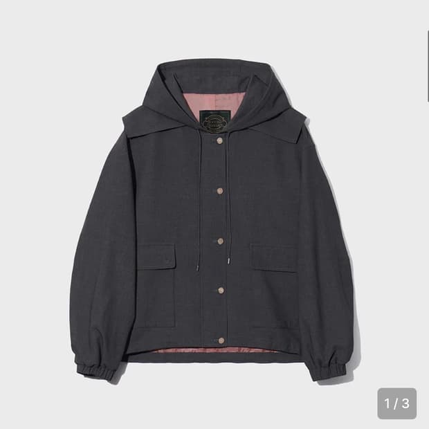 Coyseio RAW EDGE COTTON JACKET NAVY | 후루츠패밀리