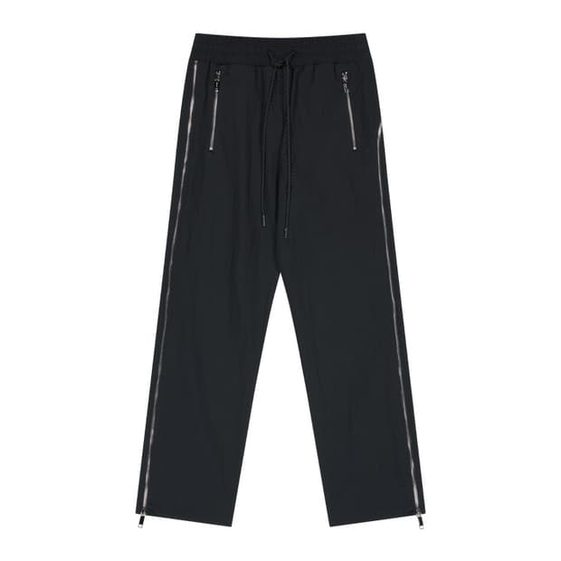 Open yy LAYERED KNEE SOCKS PANTS, BLACK | 후루츠패밀리