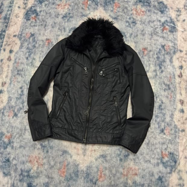 Fuga 00s archive fur rider jacket | 후루츠패밀리