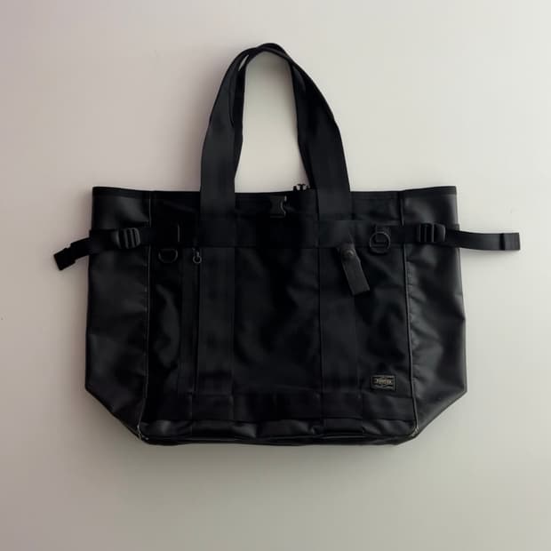 Porter x Love&Peace tote bag(black) | 후루츠패밀리