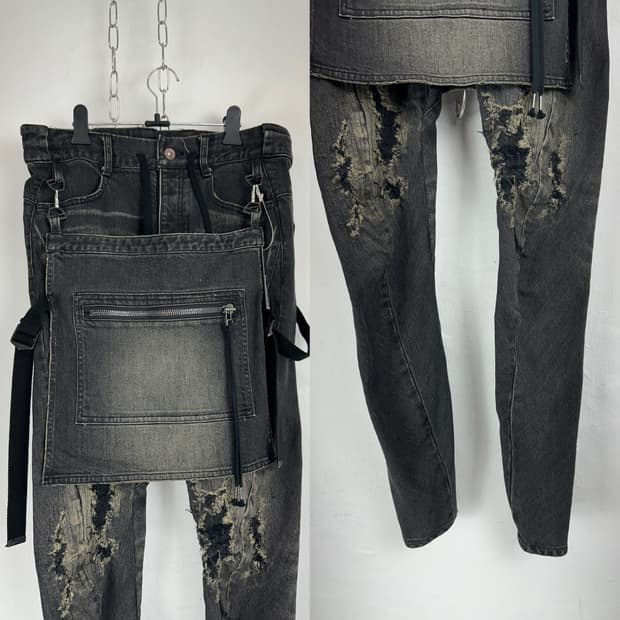D.HYGEN 24SS Bum Flap Distressed Denim | 후루츠패밀리
