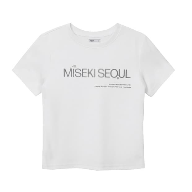 ◆MISEKI SEOUL◆ Misekiseoul short sleeves WHITE MSK2402010 MUSINSA公式 | MISEKI SEOUL Misekiseoul short sleeves WHITE