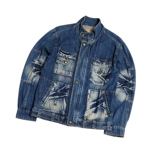 SKOLOCT 1of1 Art Denim Jacket L