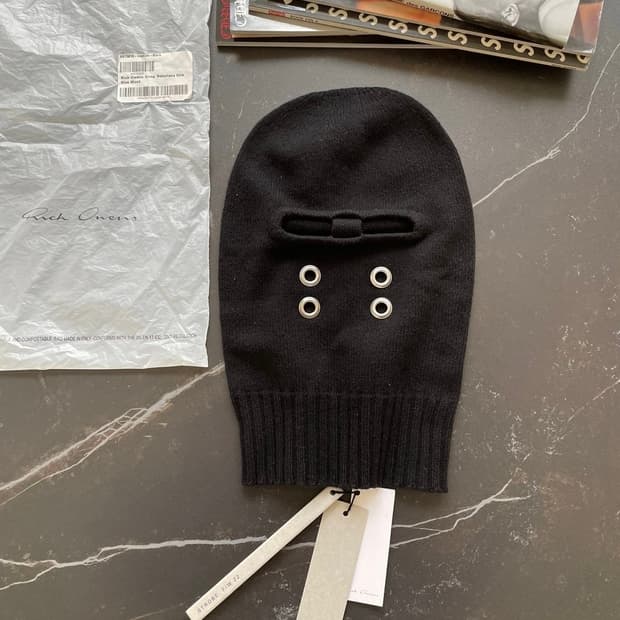 Rick Owens gimp balaclava | 후루츠패밀리