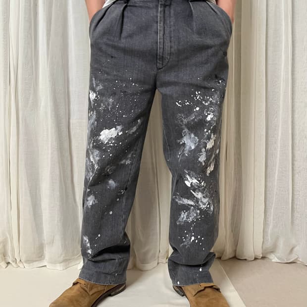30] cantate denim 1955 trousers bleach | 후루츠패밀리