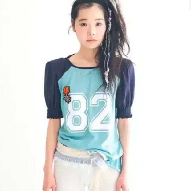 샵페어리 pad shoulder raglan halftop | 후루츠패밀리