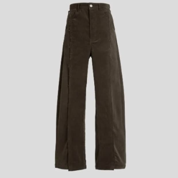 vujade garment dyed tailored jeans brown | 후루츠패밀리