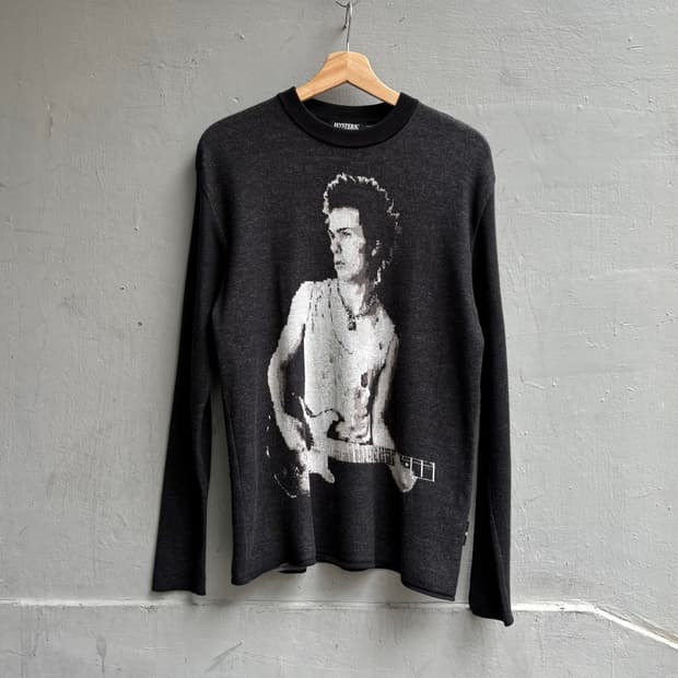 Sid Vicious Hysteric Glamour Jacquard Knit | 후루츠패밀리