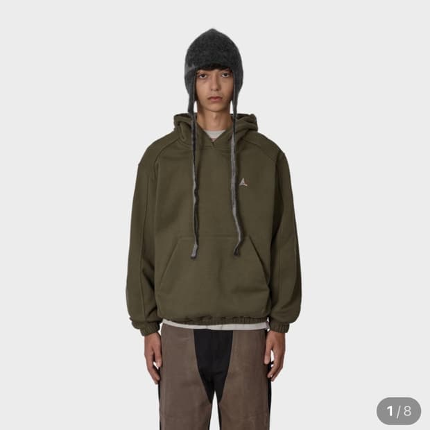 Roa hiking grid hoodie | 후루츠패밀리