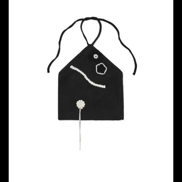 기준 kijun SOPHIE HALTER-NECK TOP 홀터넥 탑 블랙 | 후루츠패밀리