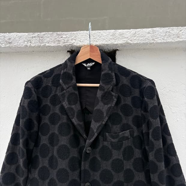 BLACK COMME des GARCONS POLKA DOT COAT | 후루츠패밀리