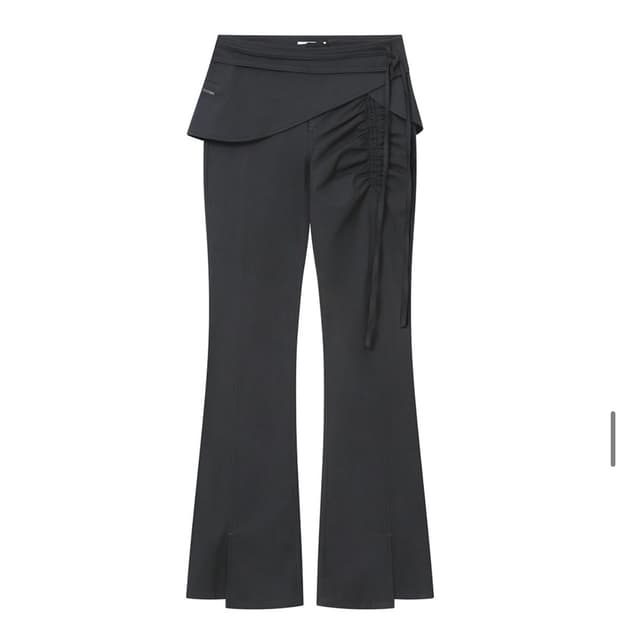 미세키 서울 Pocket cargo bootscut pants BLACK | 후루츠패밀리