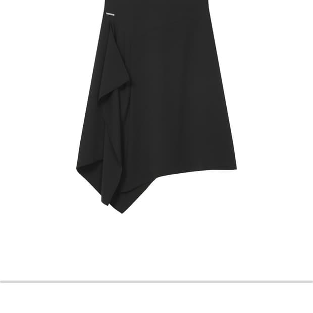 미세키 서울 Shirring ruffle midi skirt BLACK | 후루츠패밀리