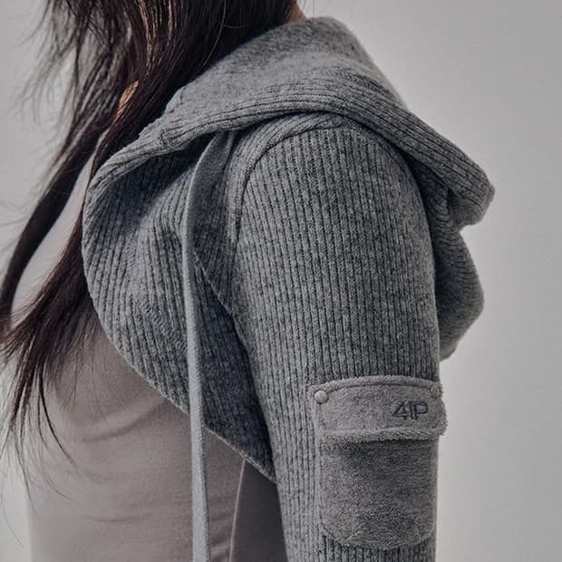 사일프레이 볼레로 Knit Hoodie Bolero Cardigan / | 후루츠패밀리