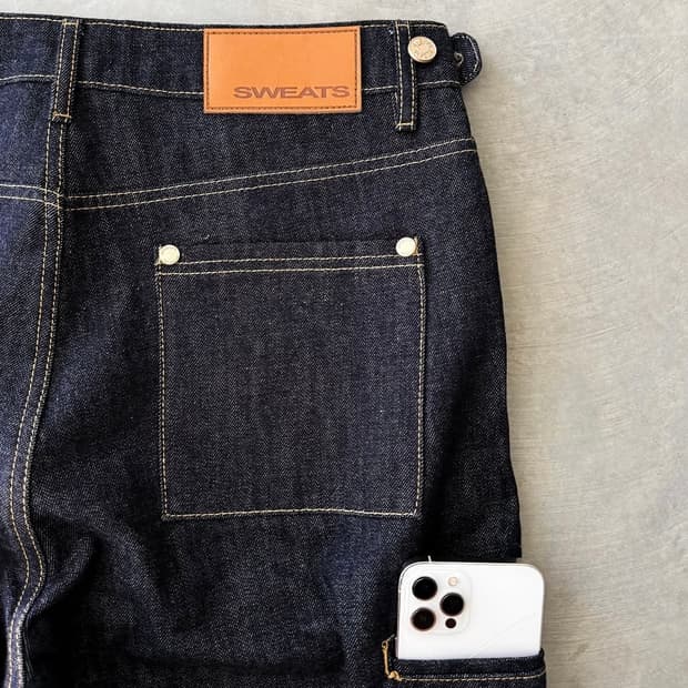sweats collective Indigo Baggy Denim | 후루츠패밀리