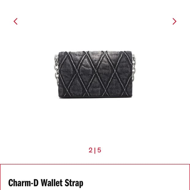Diesel 디젤 Charm-D Wallet Strap 가방