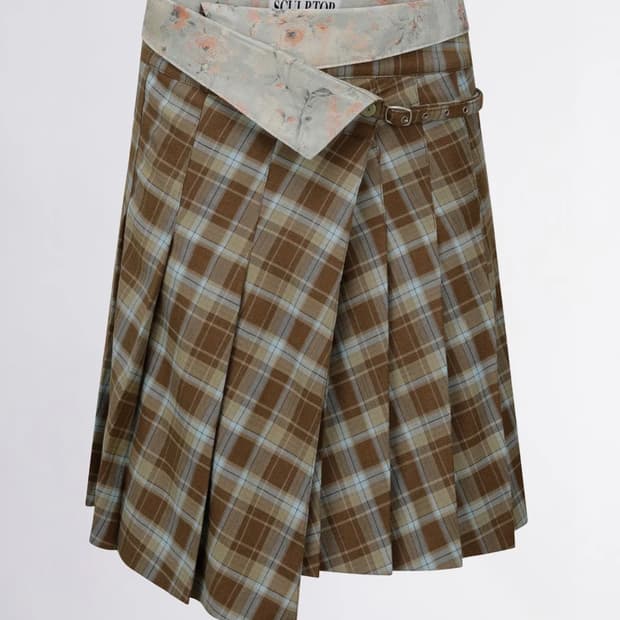 Open yy HUG&HEART CUTOUT SKIRT | 후루츠패밀리