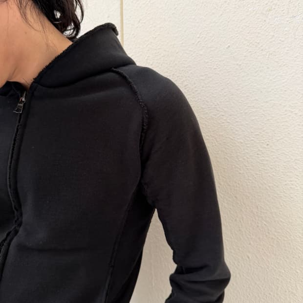 WJK Distressed riri Zip Hoodie | 후루츠패밀리