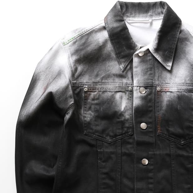 ジャケット・アウター NAMACHEKO 21SS/WAX PAINT DENIM JACKET ジャケット・アウター NAMACHEKO 21SS/WAX PAINT DENIM JACKET