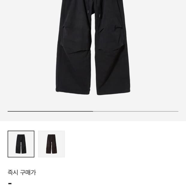 SANSANGEAR 23SS TAPED PANTS CHARCOAL