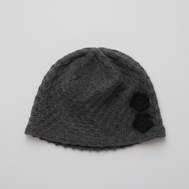 帽子 miseki seoul Cable knit beret GREY MISEKI SEOUL CABLE KNIT BERET GREY | 후루츠패밀리