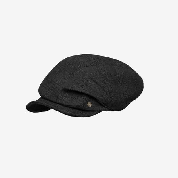 Ojos Scarf Veil Wool Cap / Black | 후루츠패밀리
