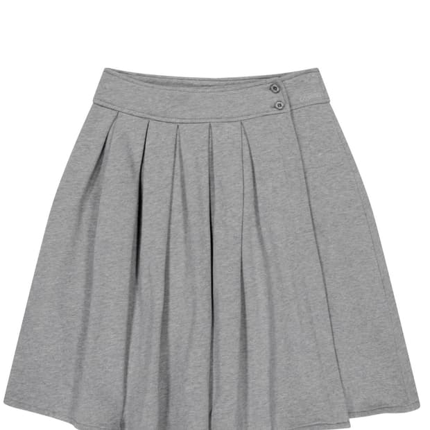 Coyseio double shirring skirt grey 2size | 후루츠패밀리